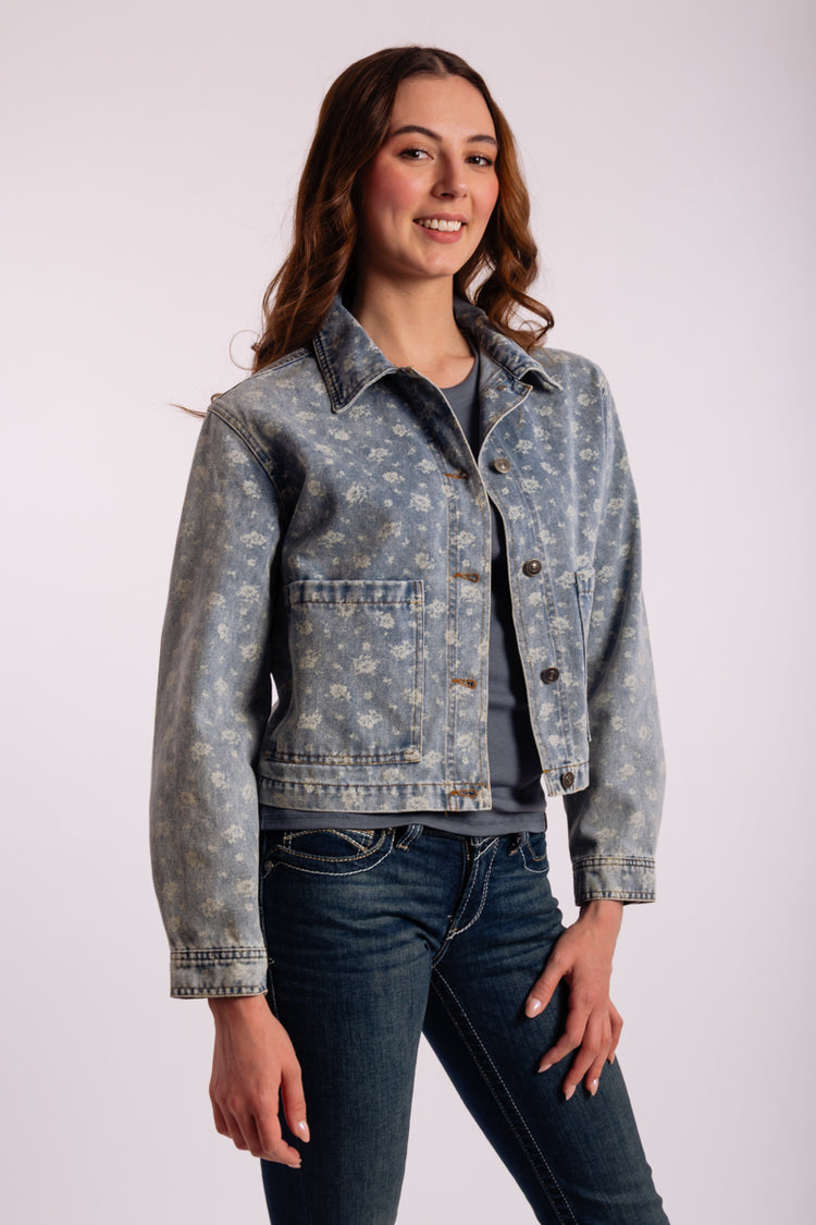 Flower Memory Denim Jacket - DNM