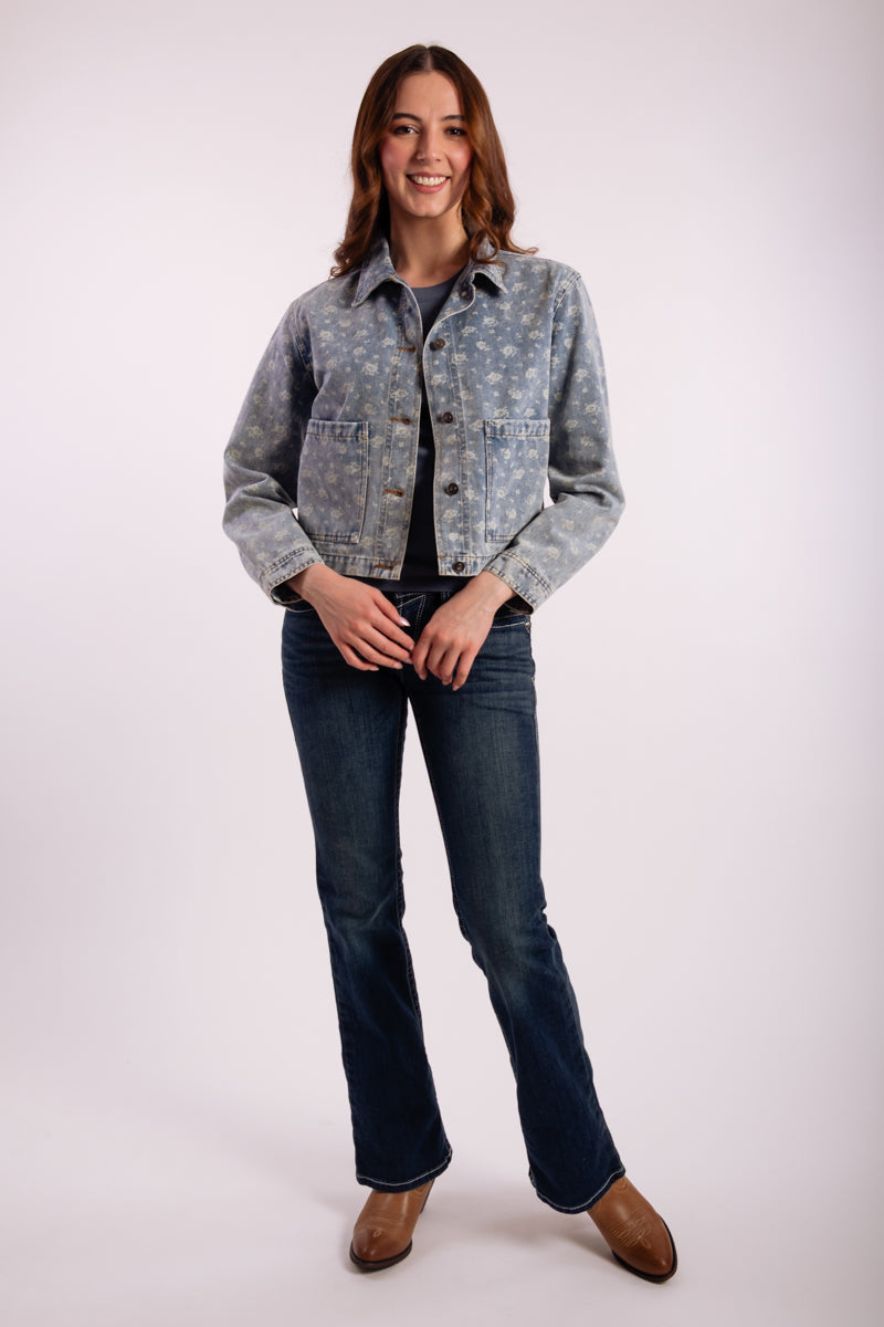 Flower Memory Denim Jacket - DNM