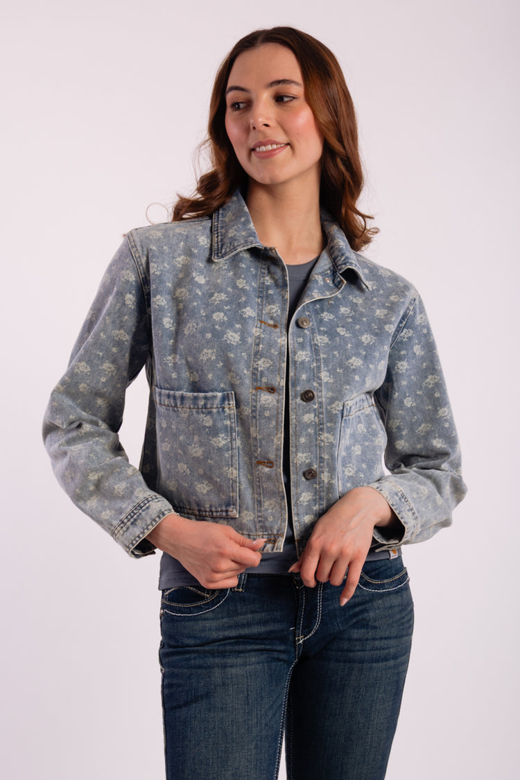 Flower Memory Denim Jacket - DNM