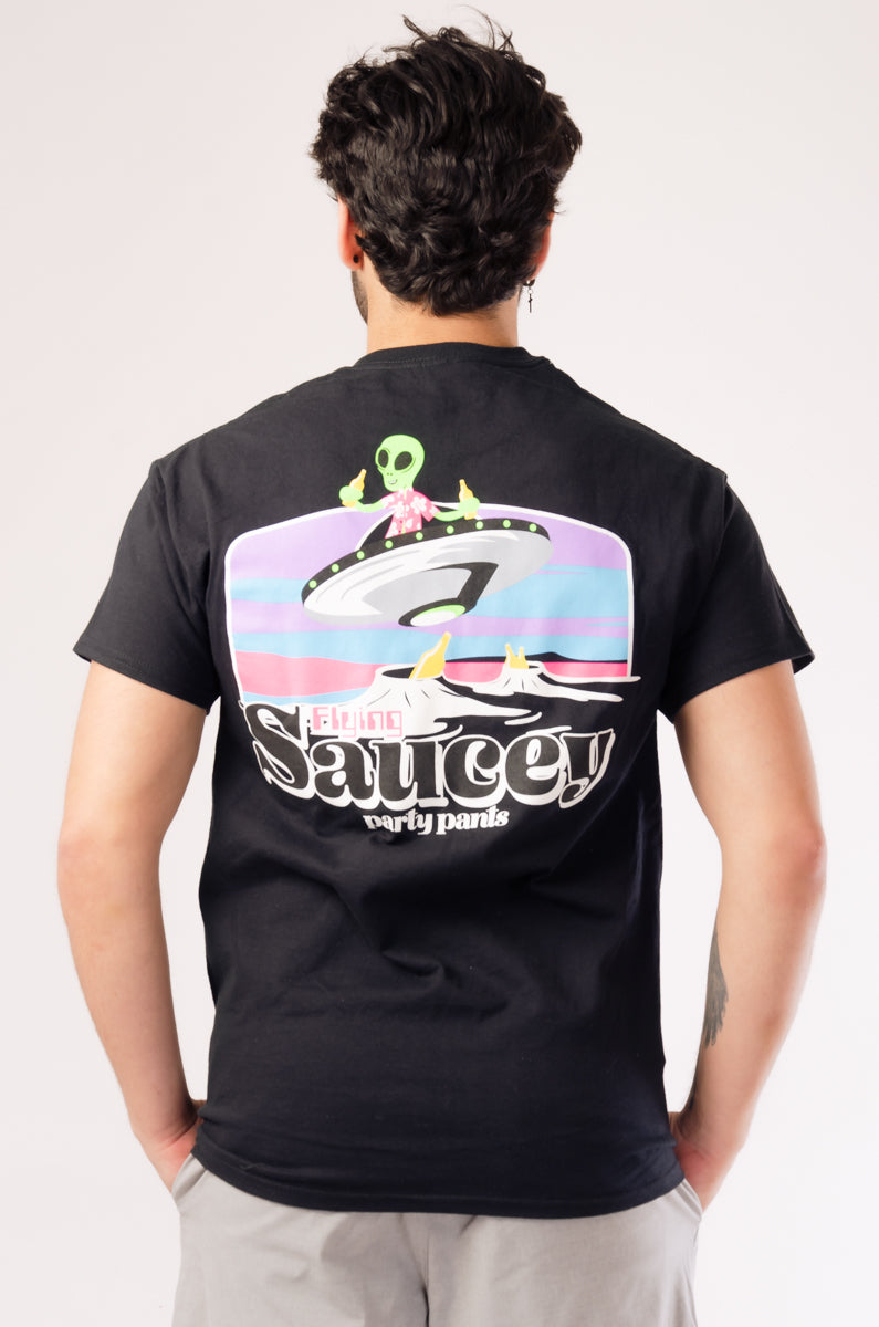 Flying Saucey Tee - BLK