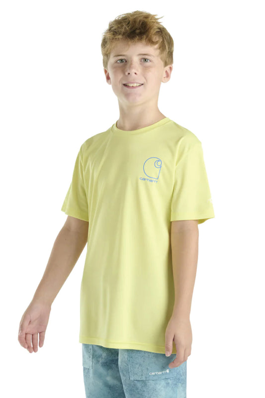 Boys Force Sun Defender Tee - SLY