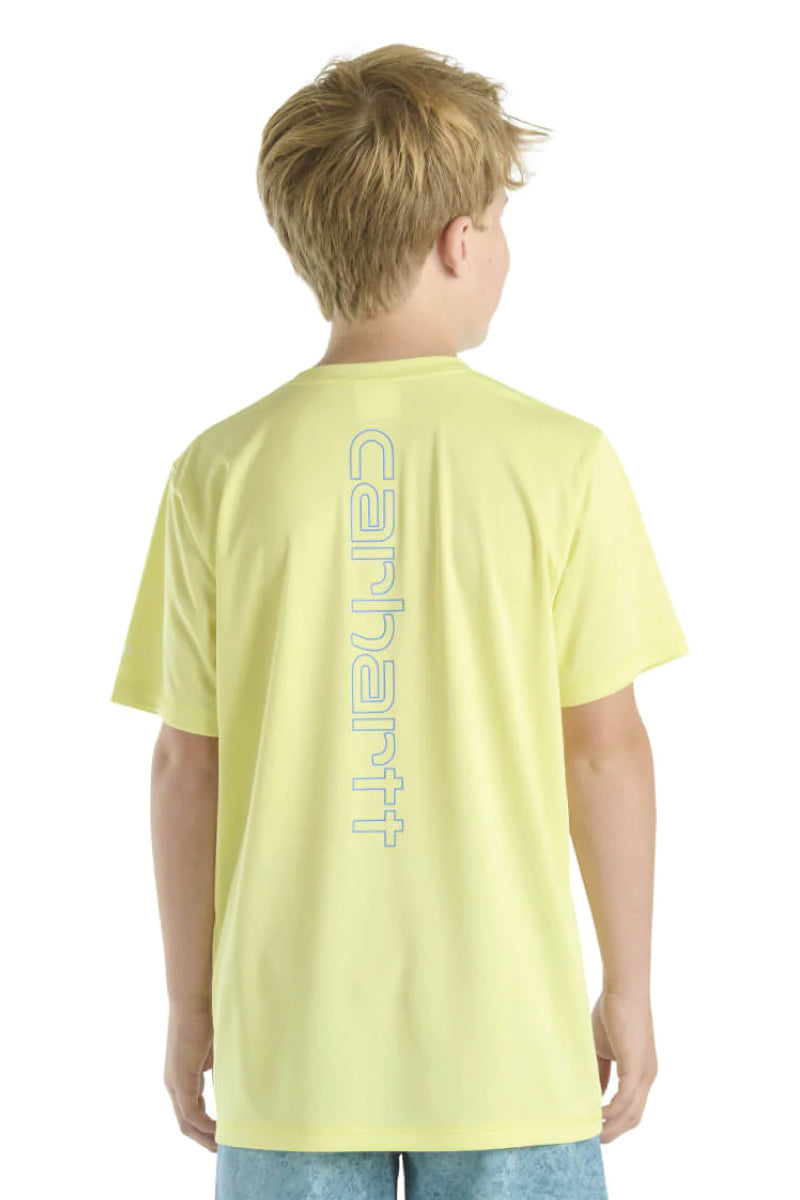 Boys Force Sun Defender Tee - SLY