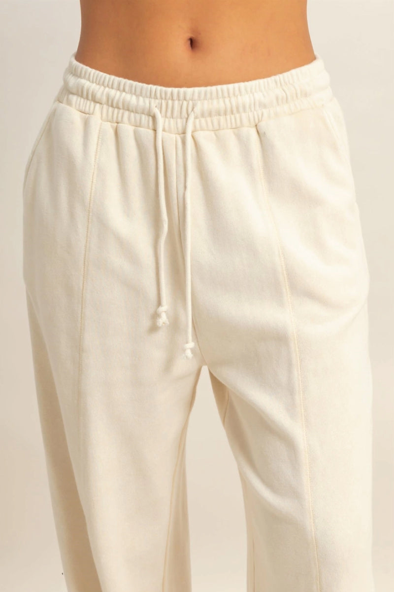 French Terry Wide Leg Sweatpants - ALP
