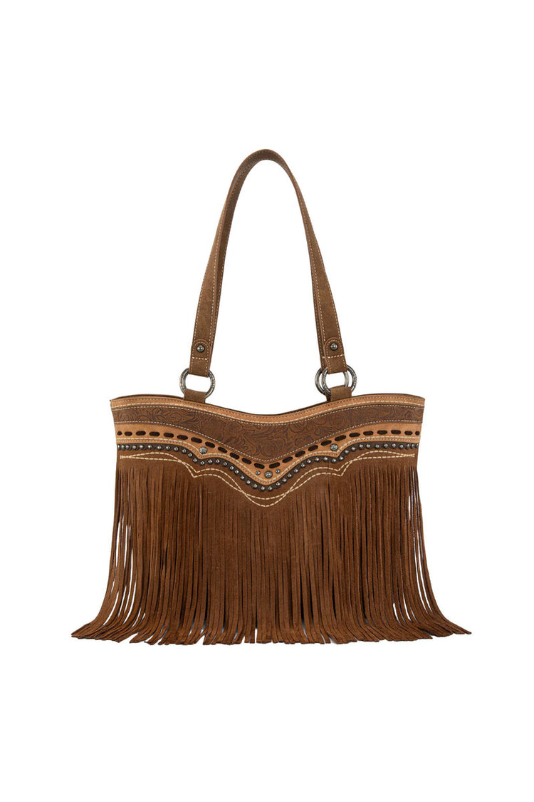 Fringe Tote - BRN