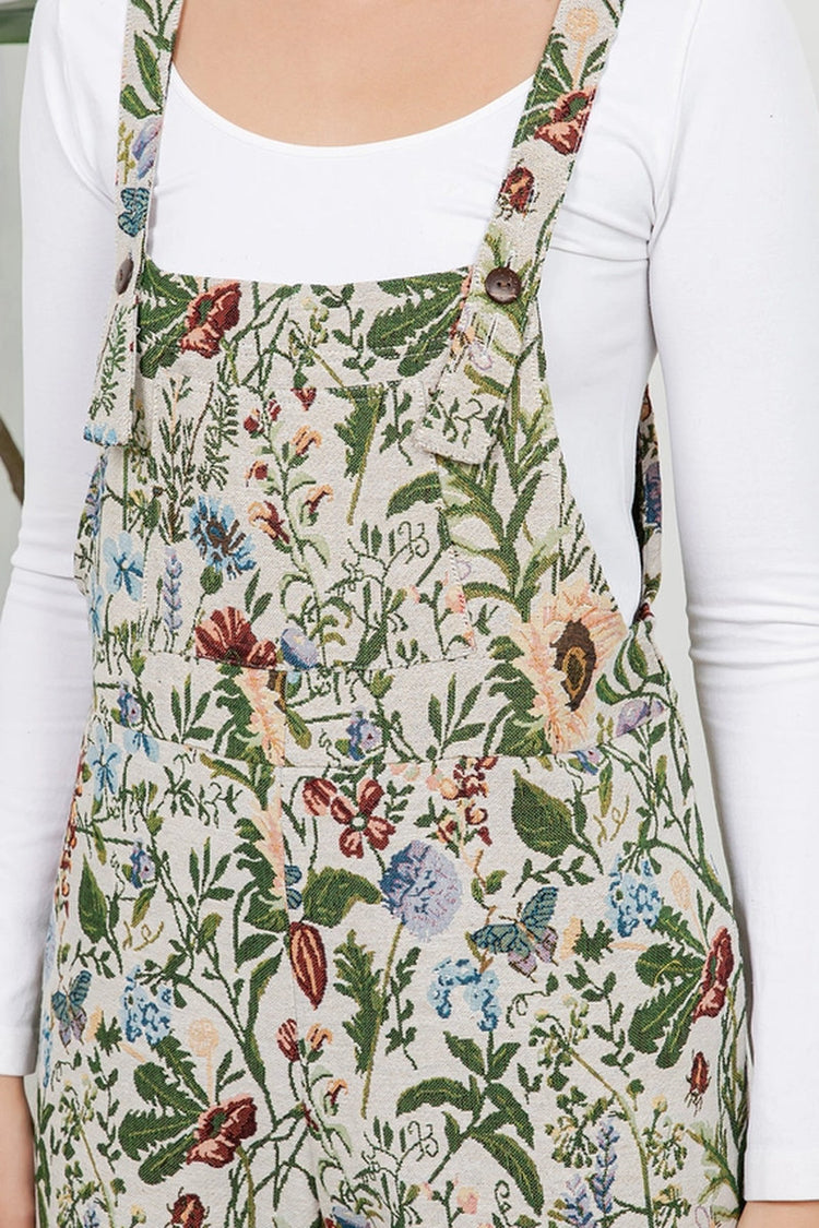 Sunflower & Poppies Overalls - MUL