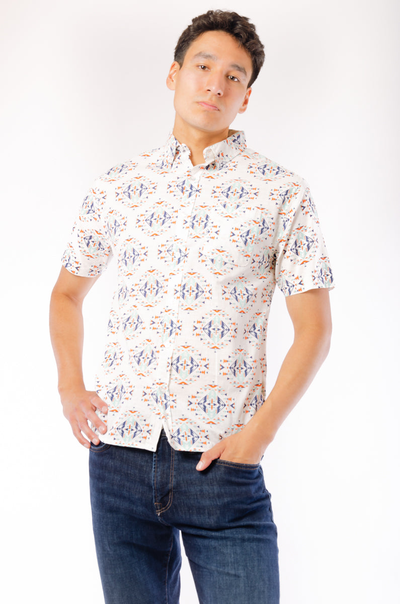 Geometric Short Sleeve Shirt