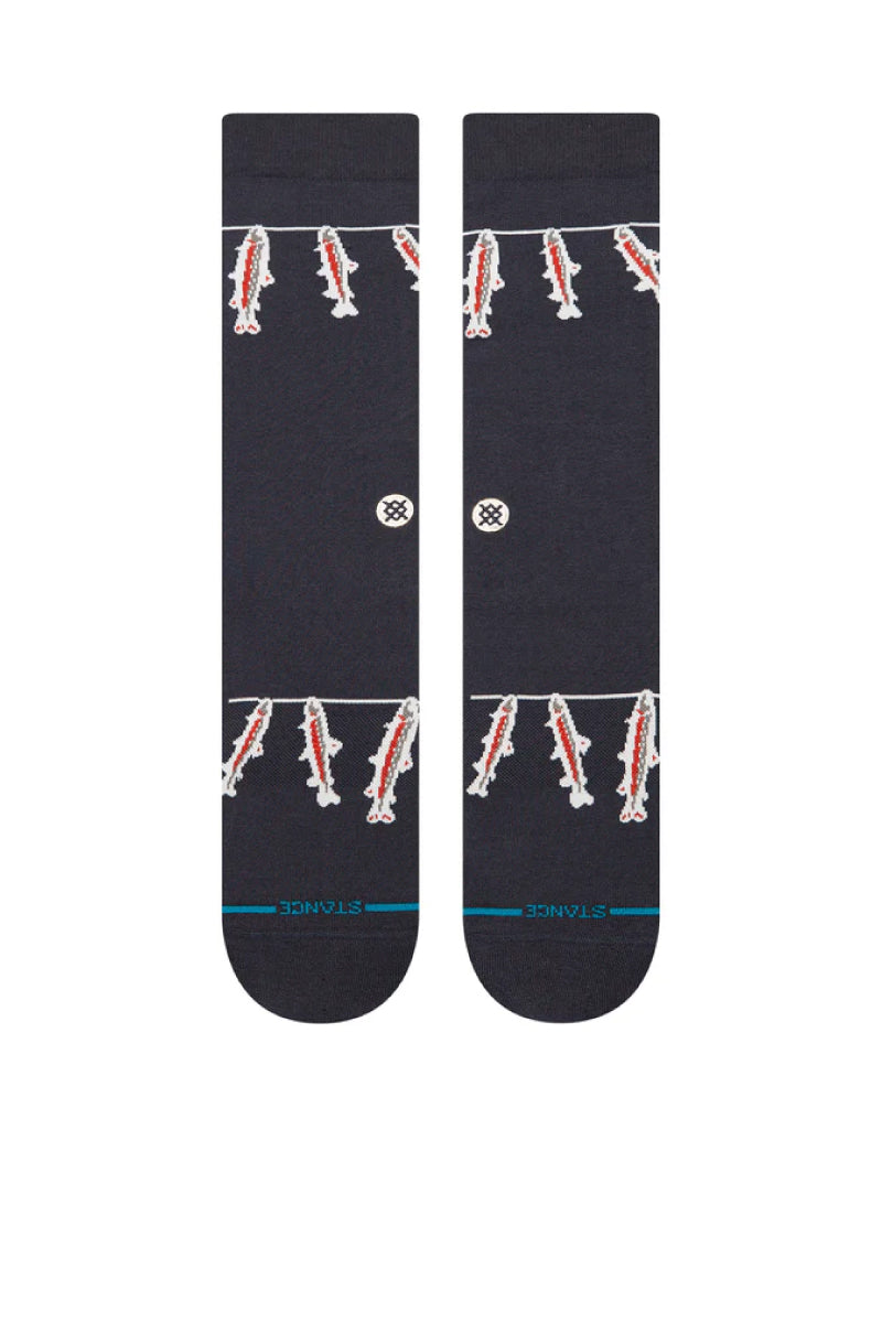 Gone Fishin Sock - NVY