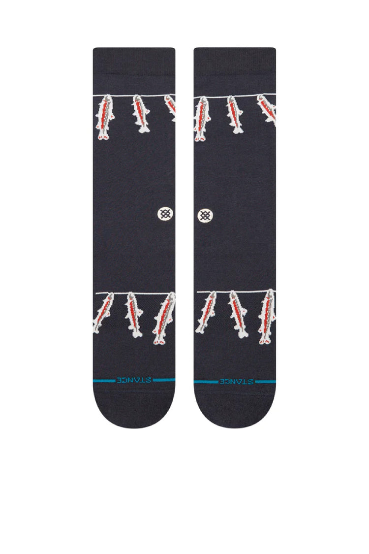 Gone Fishin Sock - NVY