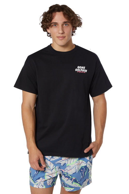 Gone Golphin Tee - BLK