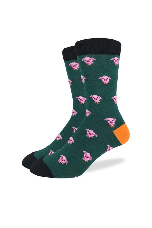 Green Piggies Sock - GRN