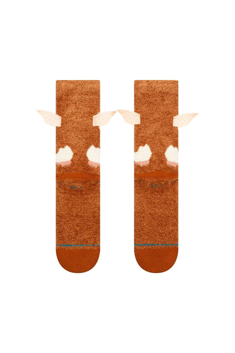 Gremlins x Stance Gizmo Crew Sock - BRN