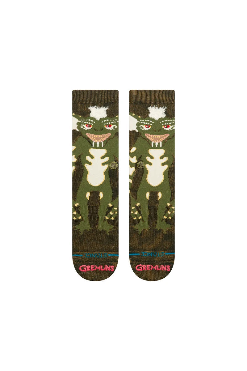 Gremlins x Stance Stripe Gremlins Crew Sock - DNG
