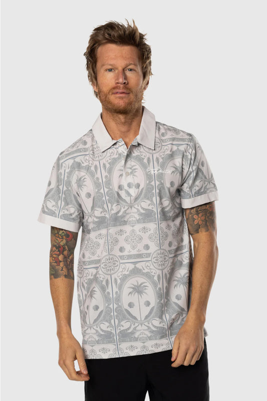 Grey Cordoba Par-Tee Polo - GRY