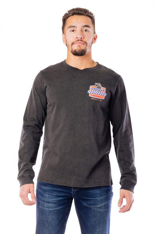 Grizzly Long Sleeve Tee - BLK
