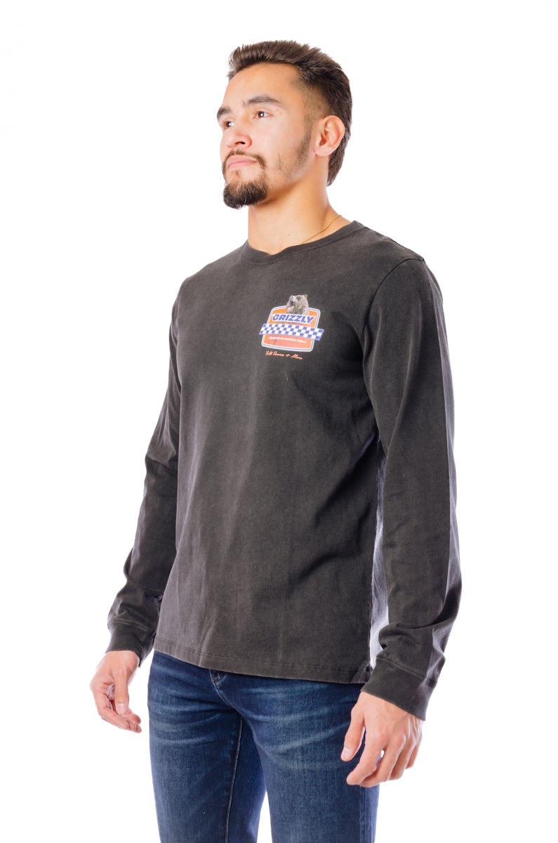 Grizzly Long Sleeve Tee - BLK