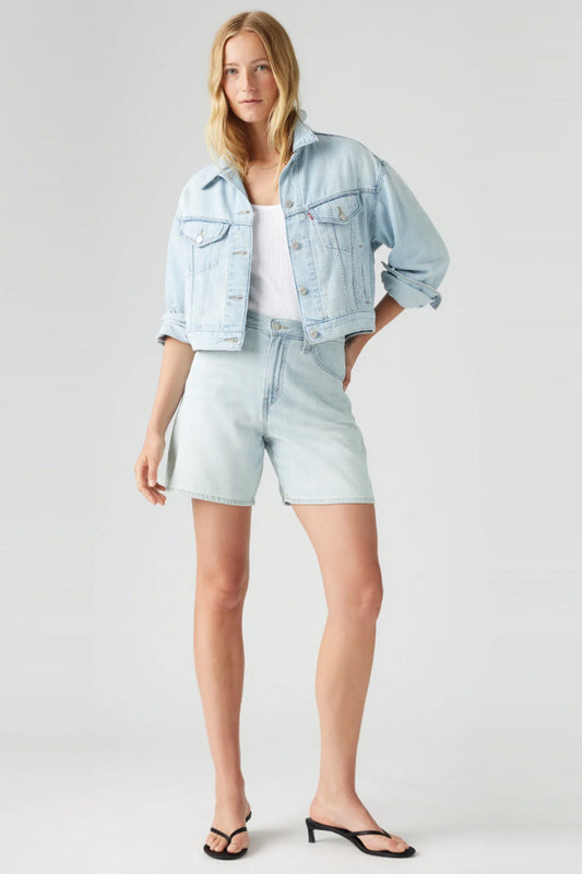 High Rise Baggy Shorts - LUX