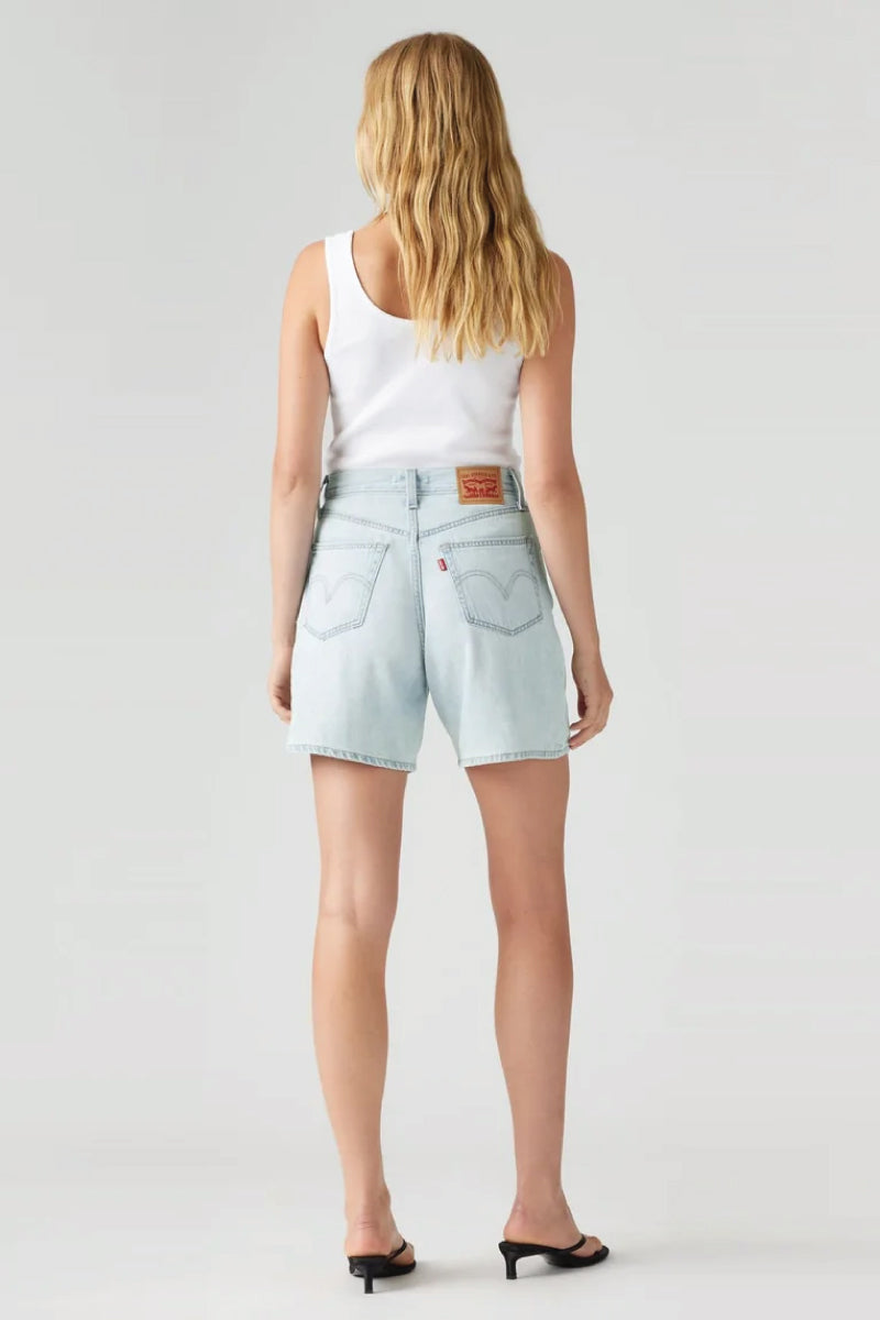 High-Rise Baggy Shorts - LUX