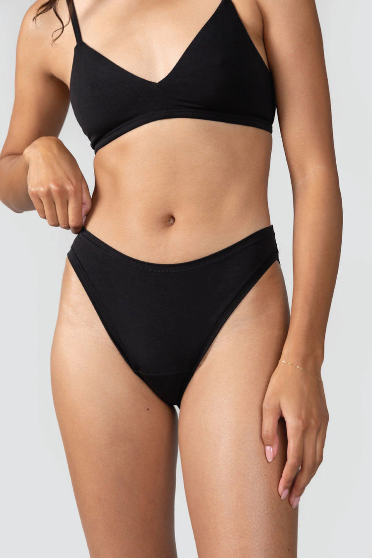 High Rise Bikini - Black - BLK