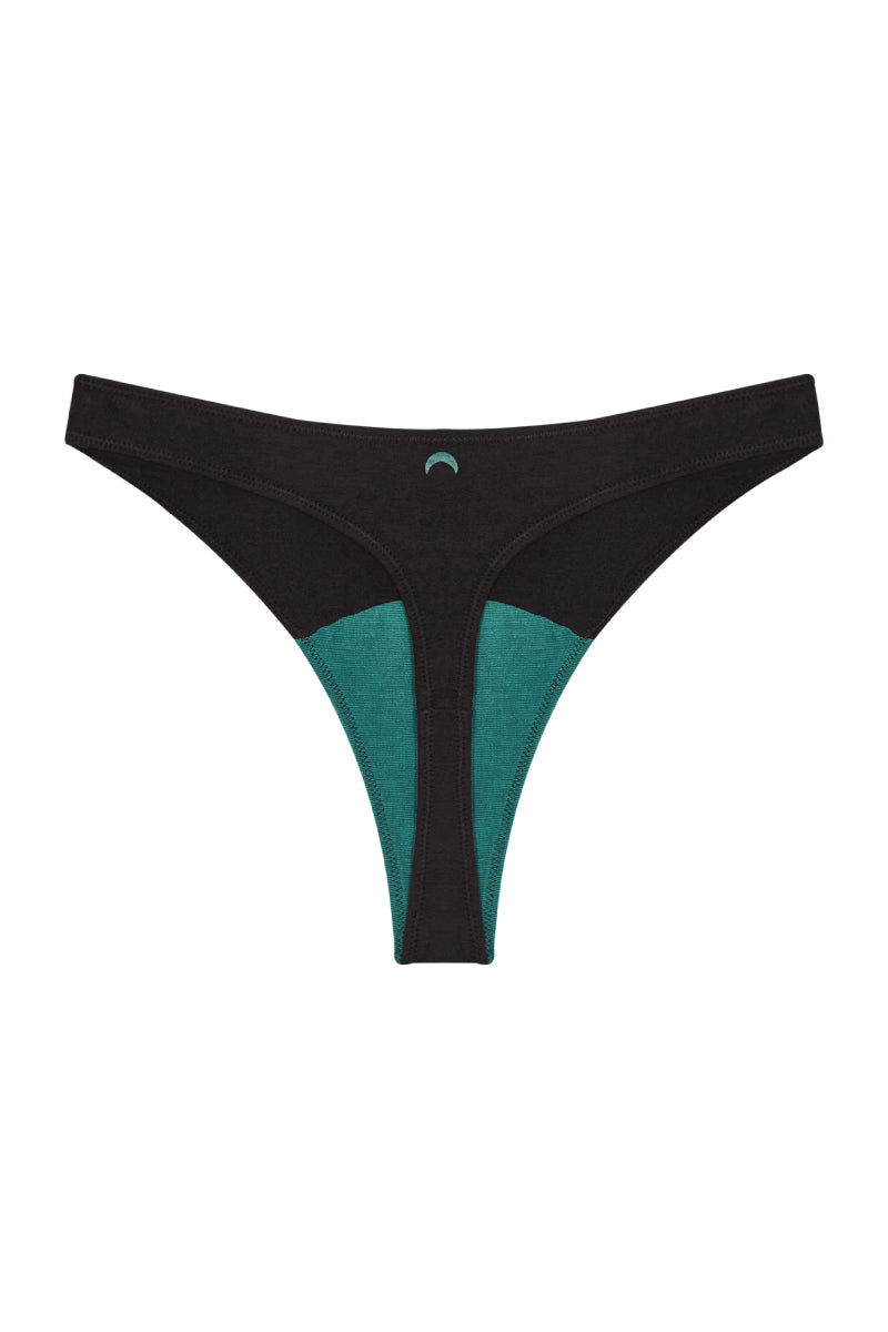 High Rise Thong - Black - BLK