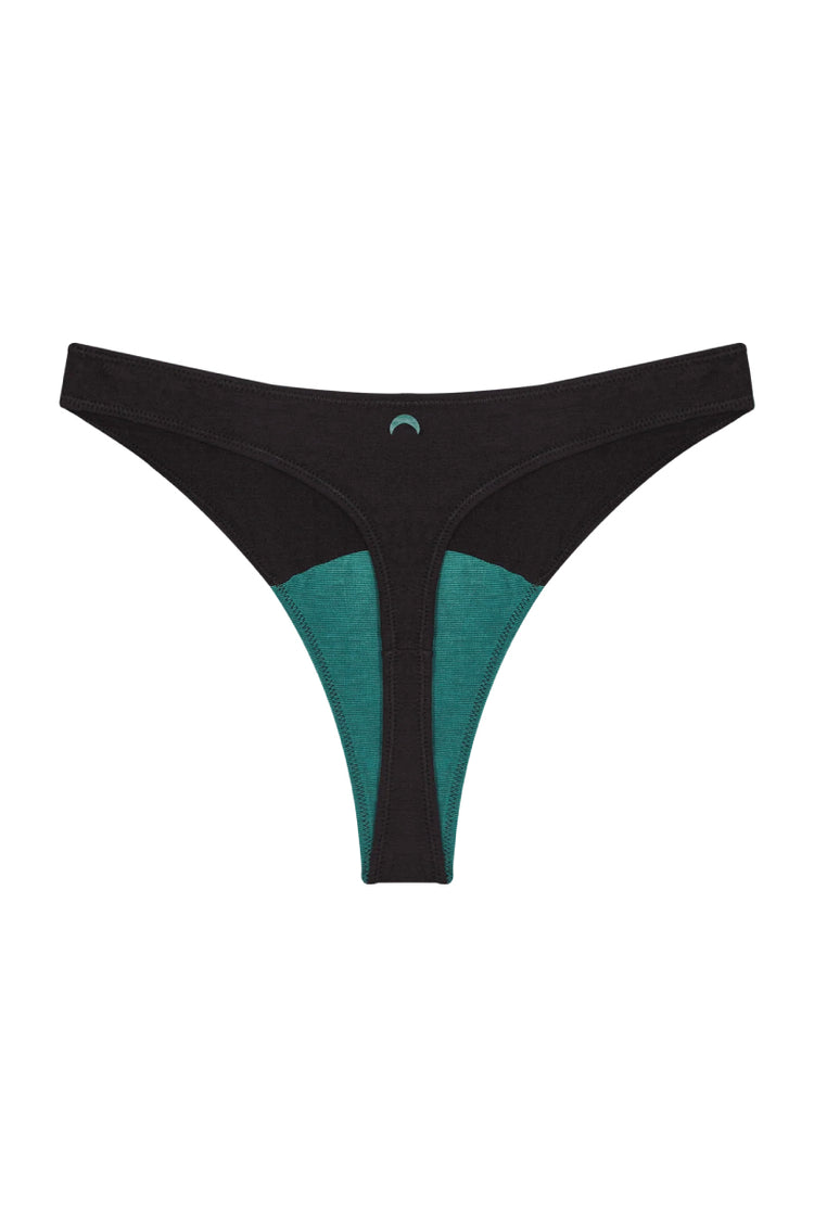 High Rise Thong - Black - BLK