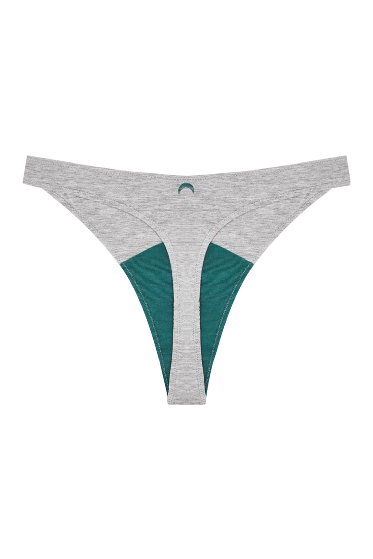 High Rise Thong - Grey - GRY