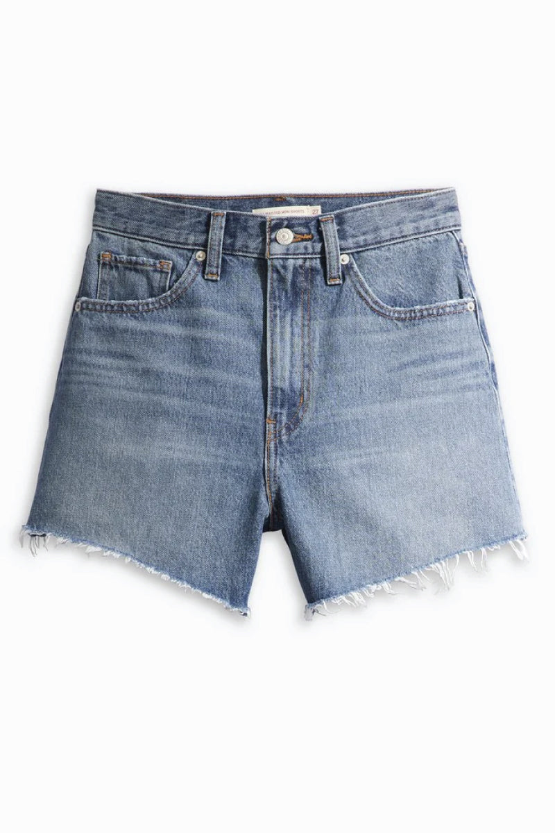 Mom jeans shorts levis sale