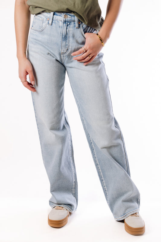Highly Desirable High Rise Trouser Leg Jeans - 31