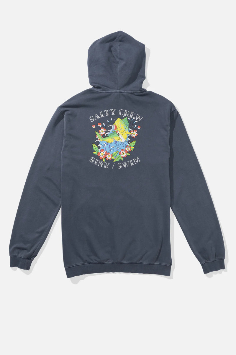 Hopper Vintage Fleece Hoodie - BLU