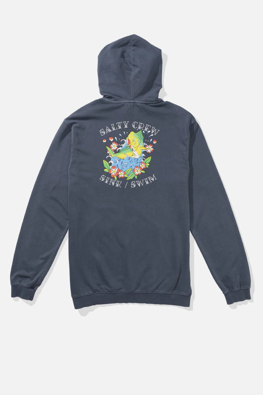 Hopper Vintage Fleece Hoodie - BLU