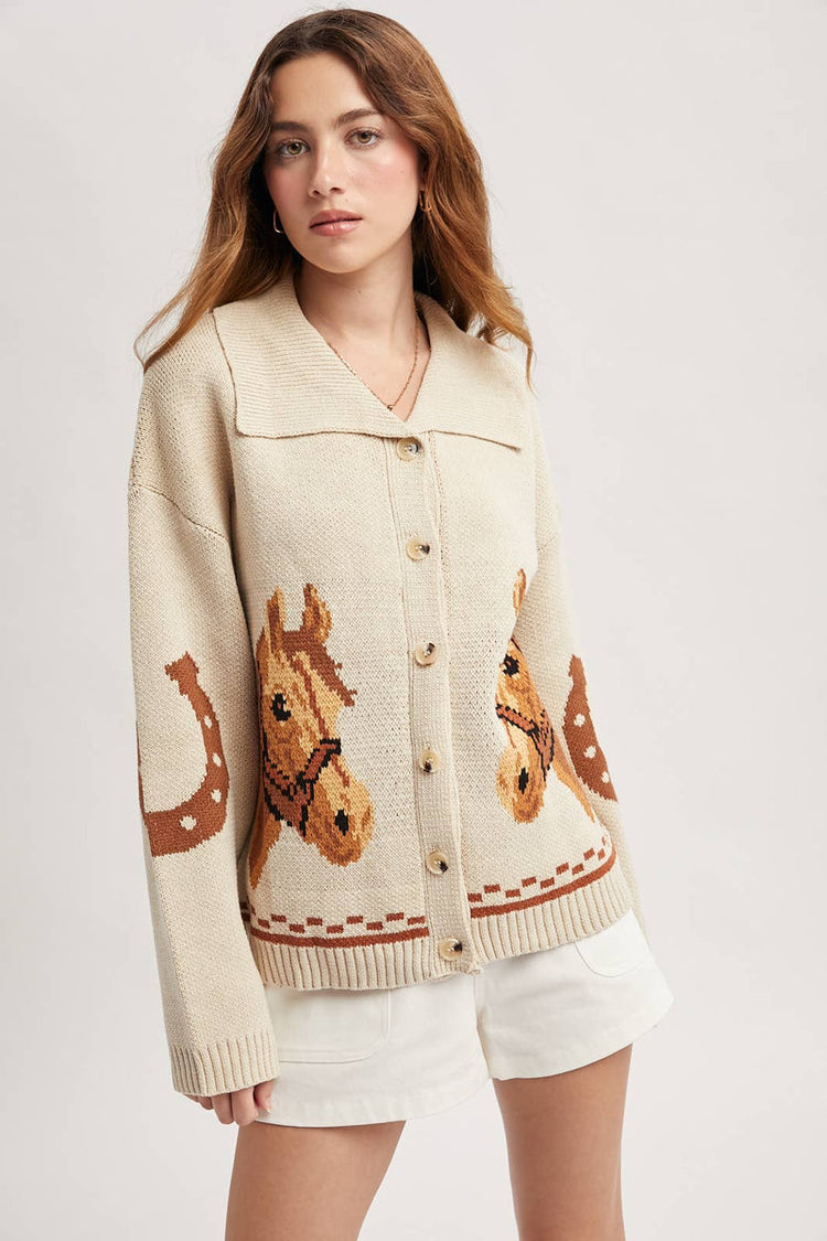 Horse Cardigan - TAU