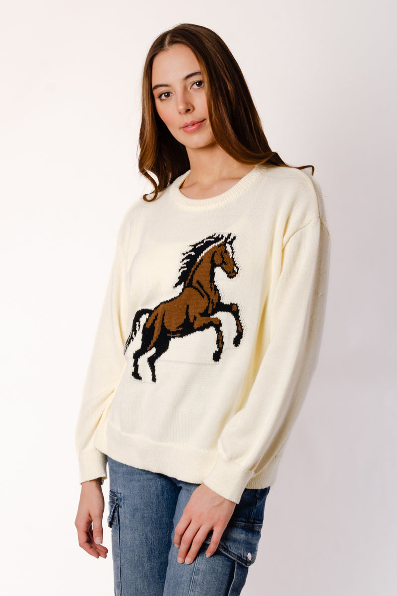 Horse Sweater - CRM
