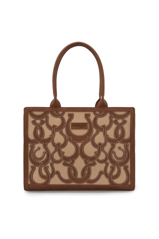 Horseshoe Large Tote - BRN