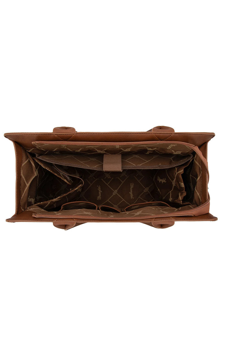 Horseshoe Large Tote - BRN