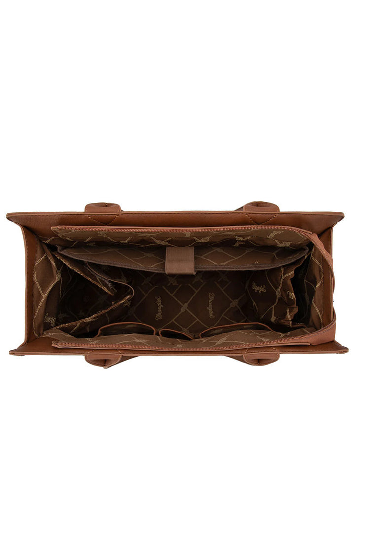Horseshoe Large Tote - BRN