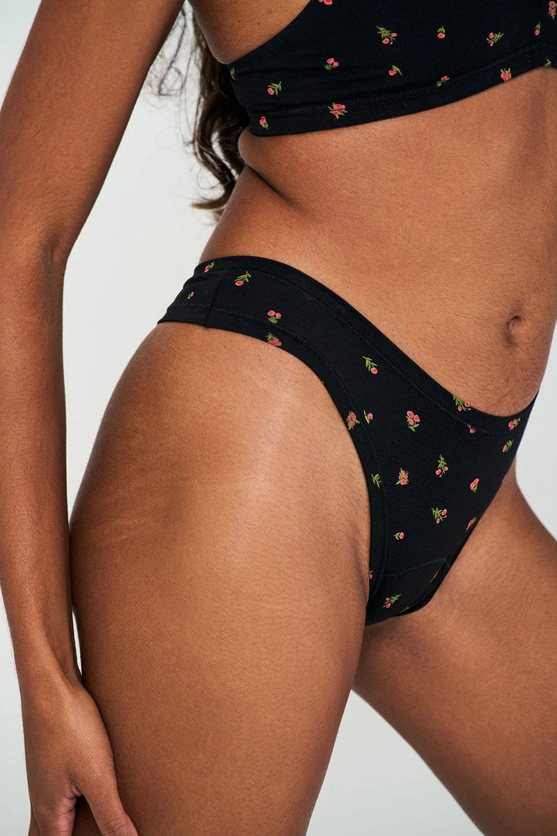 Dipped Thong - Midnight Rose - MNR