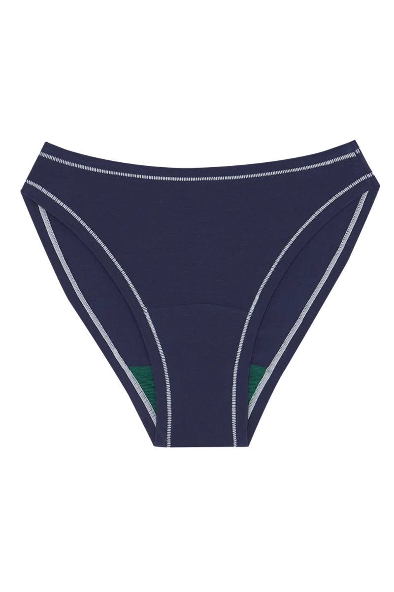 High Rise Bikini - Navy/White - NWT