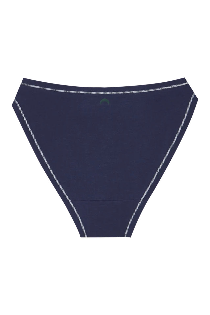 High Rise Bikini - Navy/White - NWT