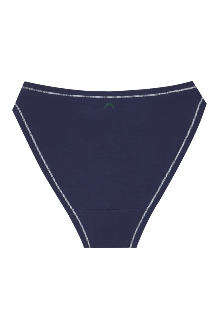 High Rise Bikini - Navy/White - NWT