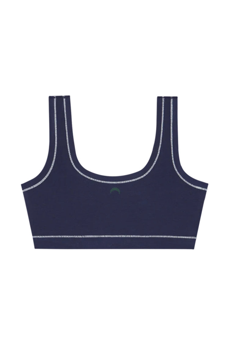 Sporty Bralette - Navy/White - NWT