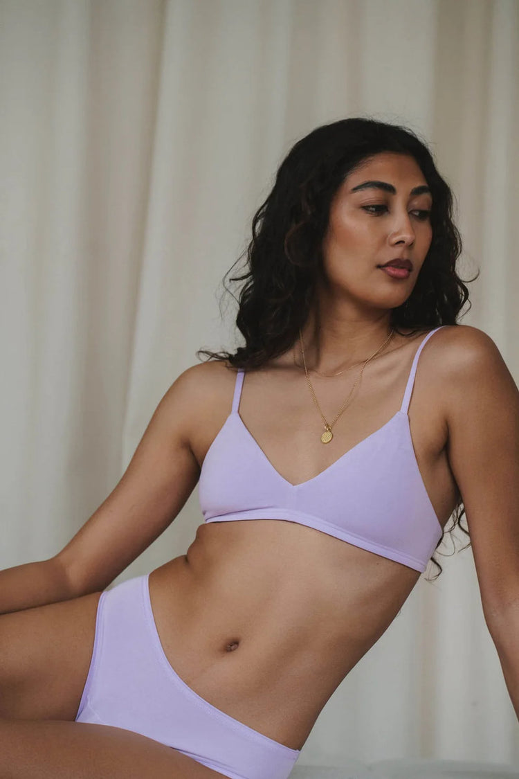 Triangle Bra - Lilac - LIL