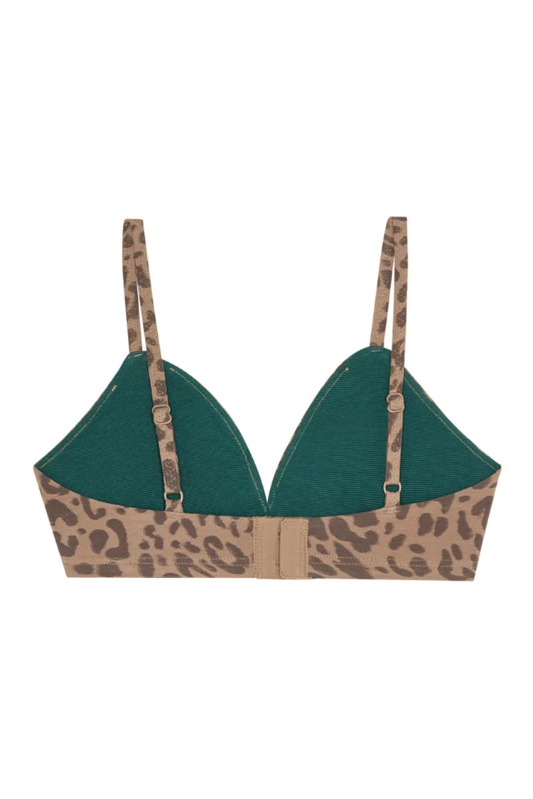 Triangle Bra - Tan Leopard - LEO