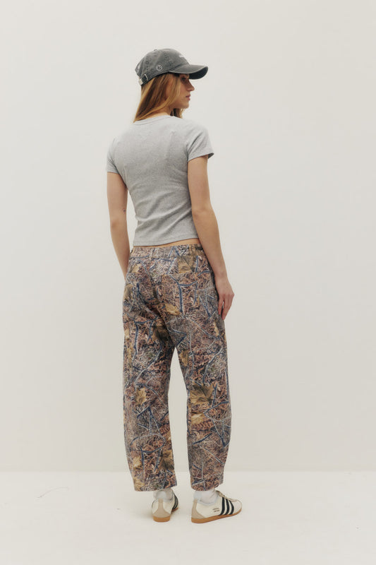 Hunting Camo Barrel Denim Pants - HUN