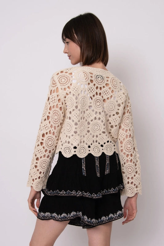 Intertwined Crochet Sweater - PAR