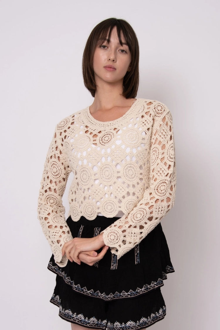 Intertwined Crochet Sweater - PAR