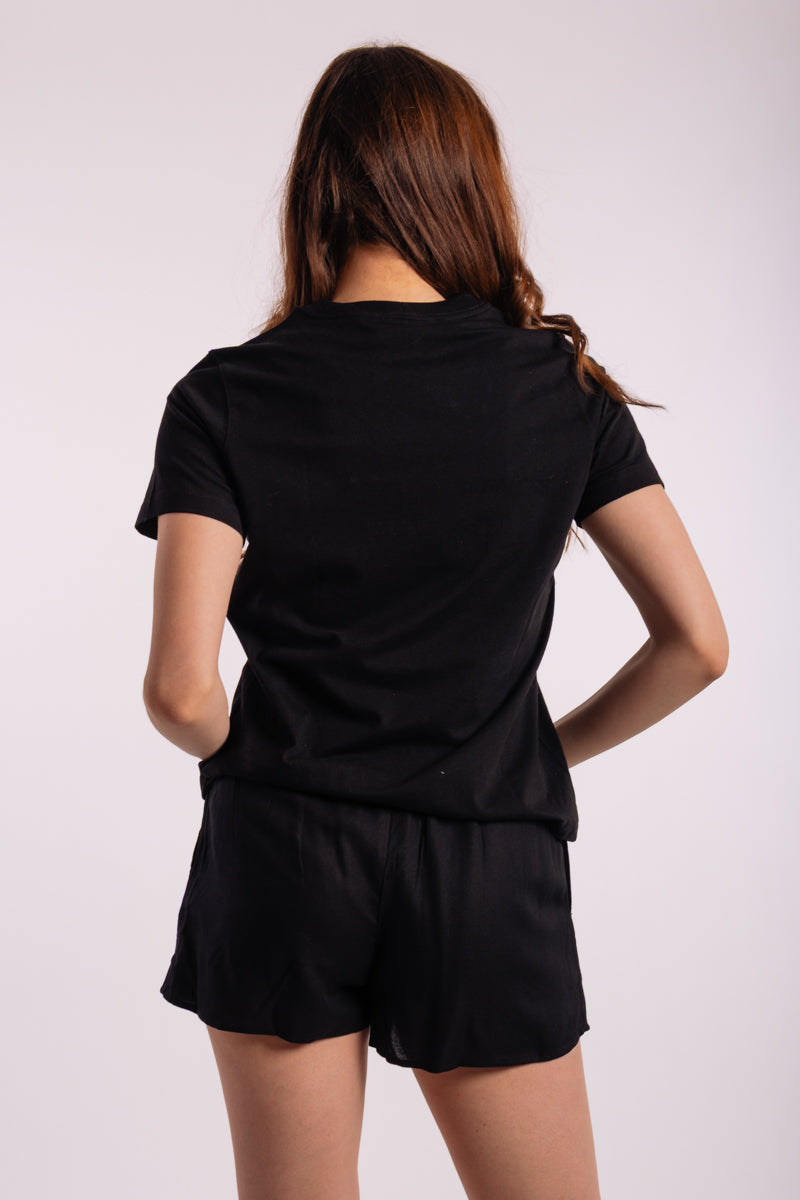 Irvine Relaxed Horse Graphic T-Shirt - BLK