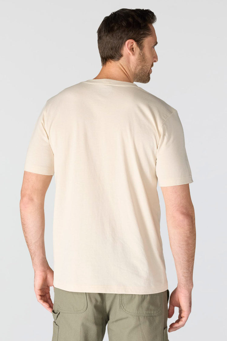 Irvine Relaxed Layered Logo Tee - OAT