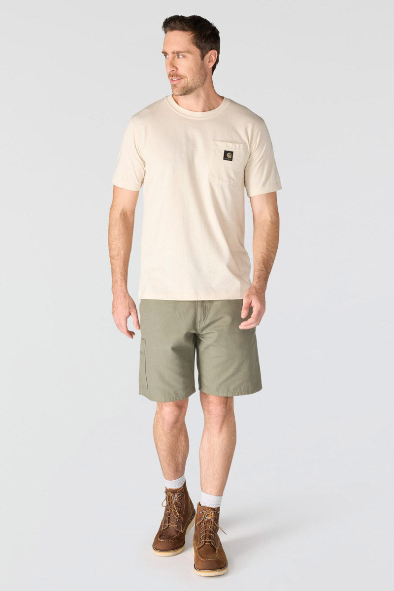 Irvne Relaxed Camo Rivet Tee - OAT