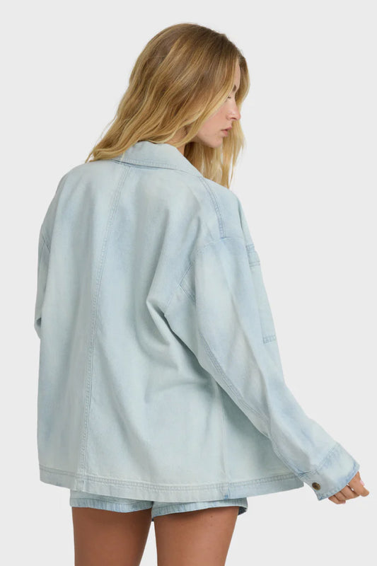 Jade Saltwashed Long Sleeve Shirt - BMT