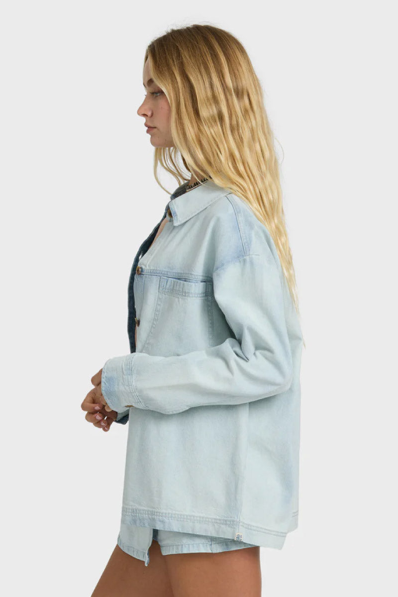 Jade Saltwashed Long Sleeve Shirt - BMT