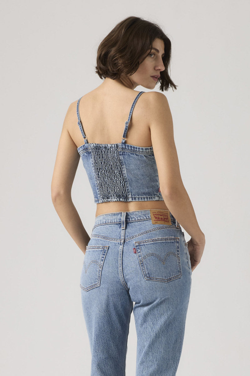 Jadine Denim Cami Tank Top - TWI
